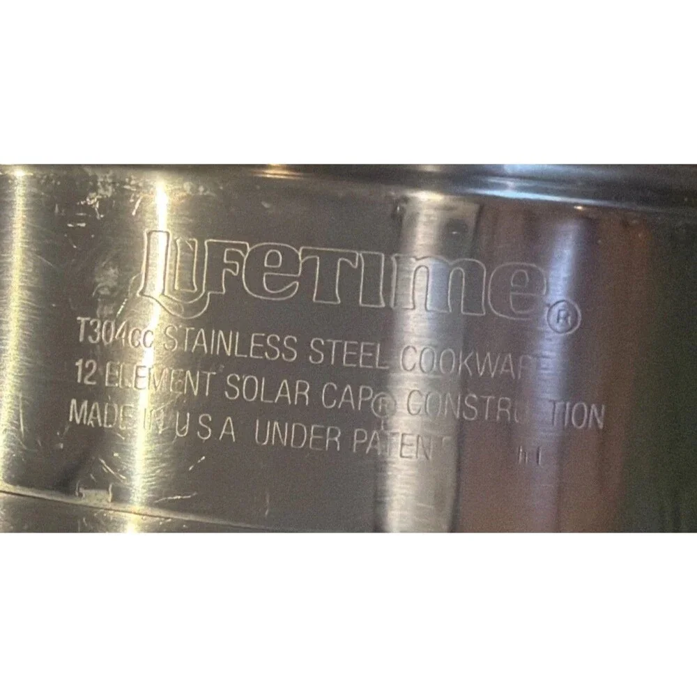 Lifetime Stainless steel sauce pan 7.5